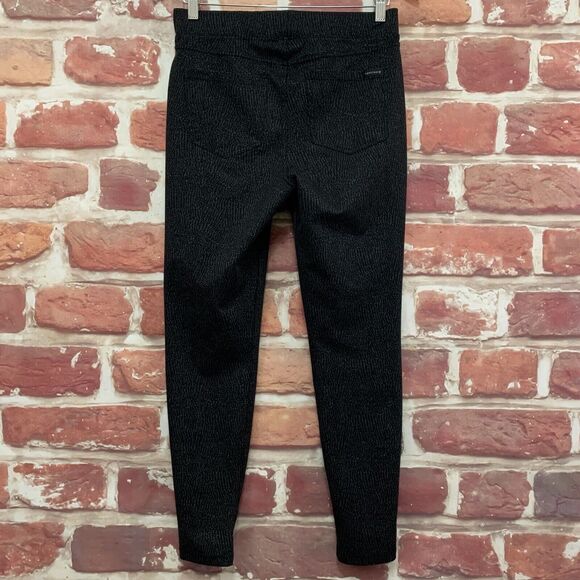 Anthropologie Sanctuary Pants Women's Medium Black Gray Abstract Stretchy Skinny - Picture 2 of 9